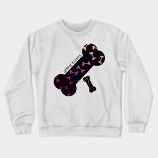 Bone sprinkle pattern card Crewneck Sweatshirt